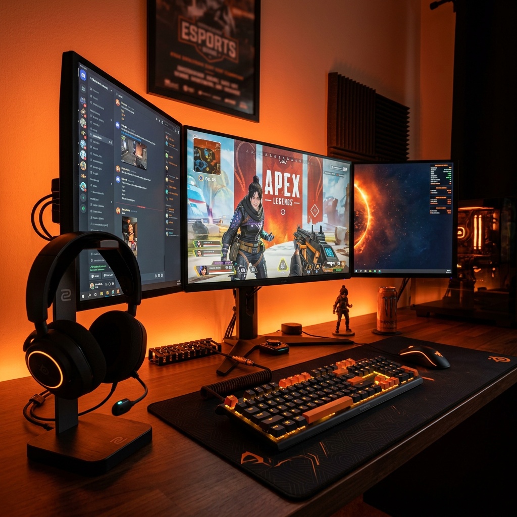 Gaming Desk Setup